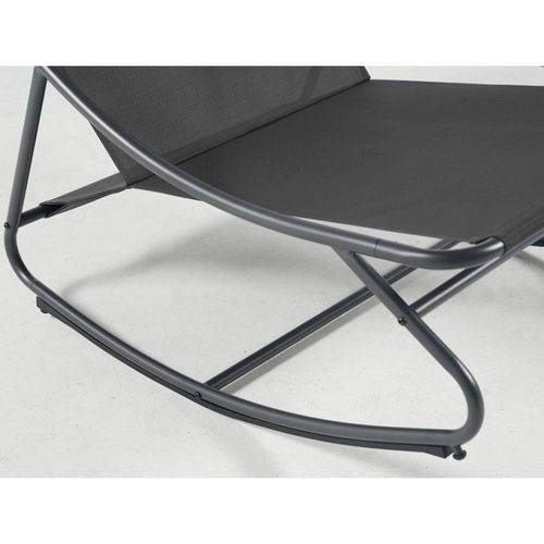 fotel bujany na biegunach ogrodowy do salonu tarasowy bujak na Arena.pl