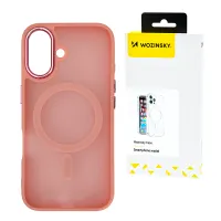etui wozinsky fashion case magsafe na samsung galaxy s25+ - różowe