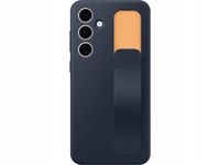 Etui plecki Samsung Standing Grip Cover Niebieski do Galaxy S24 FE