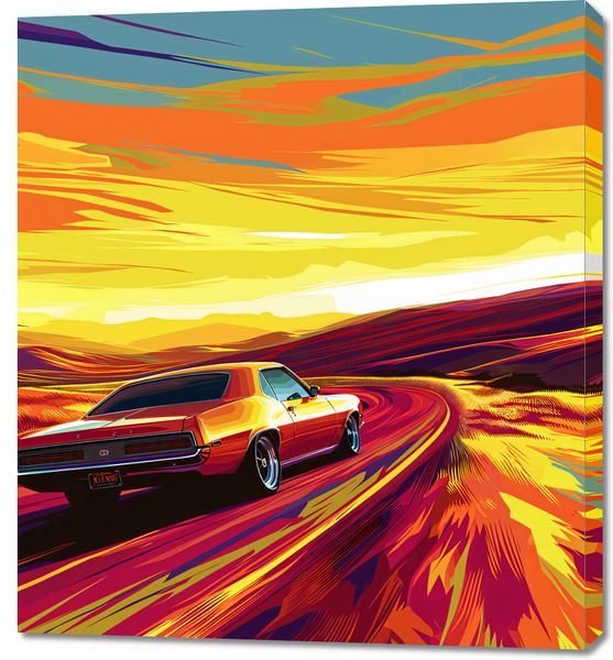 Obraz 90x100cm Pędź Przed Siebie zdjęcie 1