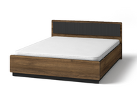 Nowoczesne Łóżko 160x200 cm Orzech PRESTIM DL