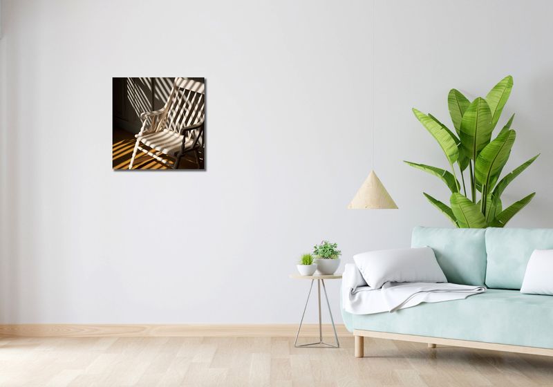 Obraz 50x50cm Krzesło w Cieniu zdjęcie 2
