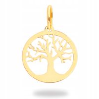 Złota zawieszka drzewko szczęścia PR. 585