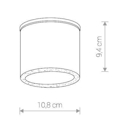 Zewnętrzna LAMPA sufitowa stropowa HEXA 9565 Nowodvorski ogrodowa OPRAWA tuba DOWNLIGHT outdoor IP44 grafitowa zdjęcie 4