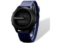 Zegarek sportowy z podświetleniem led elektroniczny duży ekran  niebieski