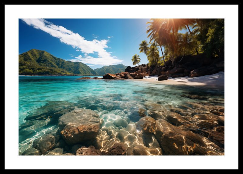 Plakat 45x30cm Odosobniony Raj zdjęcie 3