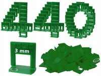 SYSTEM POZIOMOWANIA PŁYTEK SOLID KLIPSY 3mm 440szt