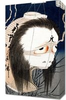 Obraz 30x50cm The Lantern Ghost, Iwa, Hokusai Japoński Vintage do Salonu