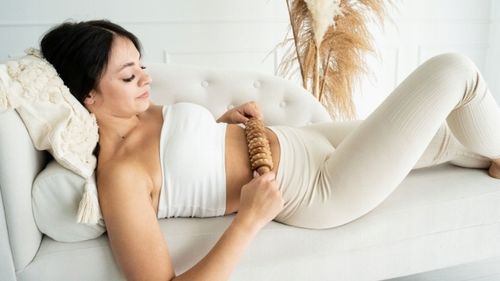 MASAŻER ELASTYCZNY DREWNIANY WAŁEK NA CELLULIT PL na Arena.pl