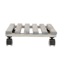 Drewniana podstawka na kółkach Platforma jezdna