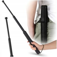 PAŁKA TELESKOPOWA BATON KABURA STALOWA POLICYJNA 26” POKROWIEC