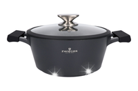 Garnek aluminiowy Zwieger Black Stone 24cm 4.0l Powłoka nieprzywierająca
