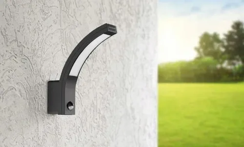 LAMPA ŚCIENNA ZEWNĘTRZNA LED Z CZUJNIKIEM RUCHU ZMIERZCHU ELEWACYJNA 10W na Arena.pl