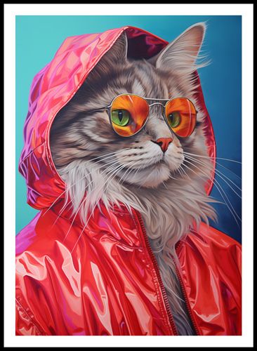 Plakat 59,4x84,1cm Kot w Stylu na Arena.pl