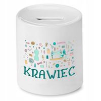 Skarbonka Dla Krawcowej Krawca Krawiec Prezent Z Nadrukiem Ze Zdjęciem