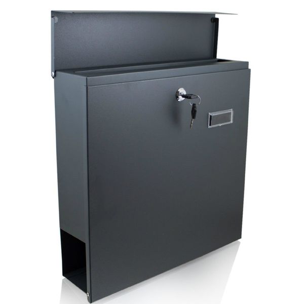 Skrzynka pocztowa na listy naścienna z gazetnikiem zdjęcie 4