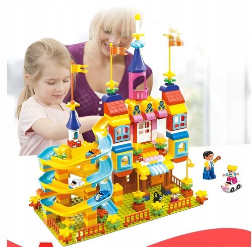 KLOCKI KONSTRUKCYJNE NAJLEPSZY PREZENT DLA 3 4 5 6 7 8 LATKA ZESTAW 209 EL. na Arena.pl