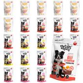 MOKRA KARMA DLA PSA TufTuf SASZETKA MIELONKA MIX SMAKÓW ZESTAW 24x300g