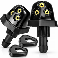 UNIWERSALNE DYSZE SPRYSKIWACZY SZYBY PRZÓD ZESTAW KOMPLET DWIE SZTUKI