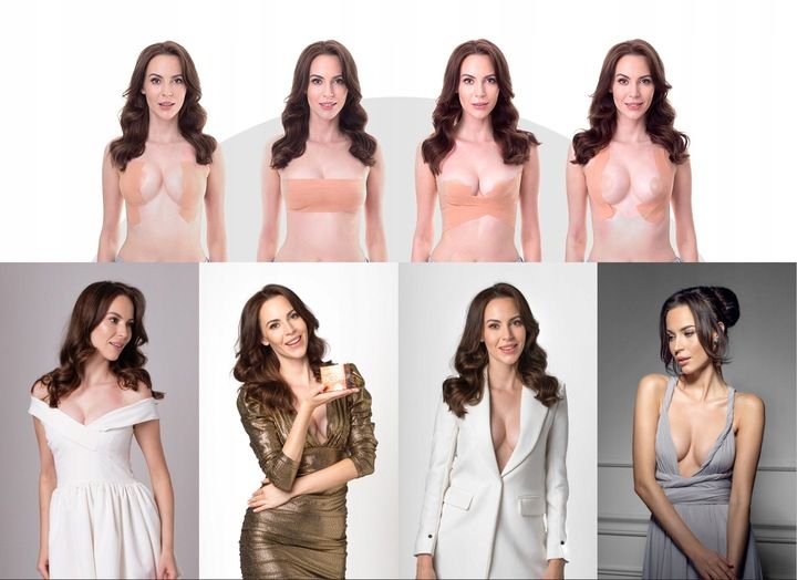 TAŚMA MODELUJĄCA DO BIUSTU TAPE BIUST PUSHUP 7,5CM zdjęcie 9