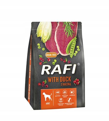 DOLINA NOTECI Rafi karma sucha dla psa z kaczką 3kg na Arena.pl