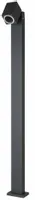 Lampa Ogrodowa Słupek Stojąca IP44 Szara na GU10