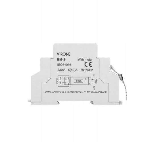 LICZNIK JEDNOFAZOWY PODLICZNIK ENERGII ŻUZYCIA PRĄDU 1 FAZOWY na Arena.pl