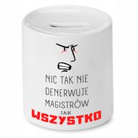 Dla Magistra Skarbonka Na Prezent Na Urodziny Z Nadrukiem Ze Zdjęciem