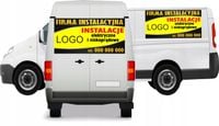 Reklama Naklejka na samochód FIRMA INSTALACYJNA