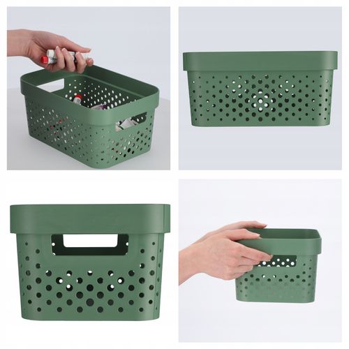 Curver Pojemnik Pudełko Ażurowe Eko 4,5 L Zielony na Arena.pl