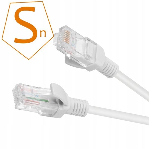KABEL SIECIOWY LAN ETHERNET RJ45 UTP CAT5 0,5m HQ zdjęcie 3