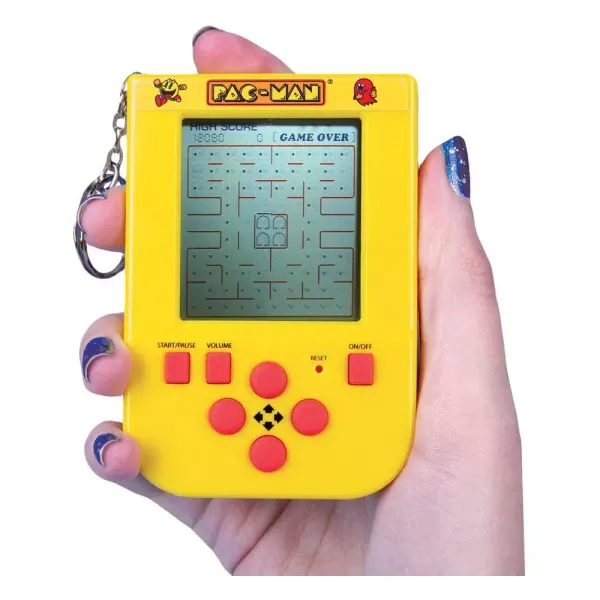 Pac-Man Mini Retro Handheld Video Game Keychain zdjęcie 2