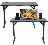 Biurko GAMINGOWE komputerowe regulowane 120x60cm
