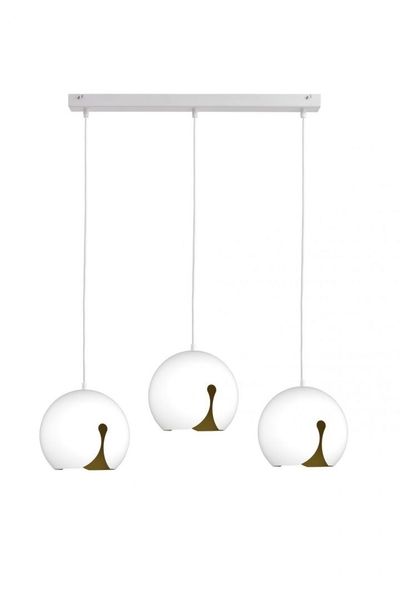 Lampa wisząca 3xE27 MALAGA WHITE zdjęcie 1