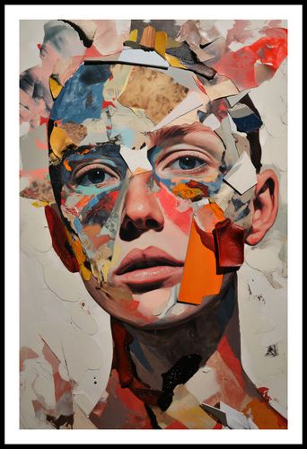 Plakat 56,6x86,4cm Podział Samego Siebie na Arena.pl