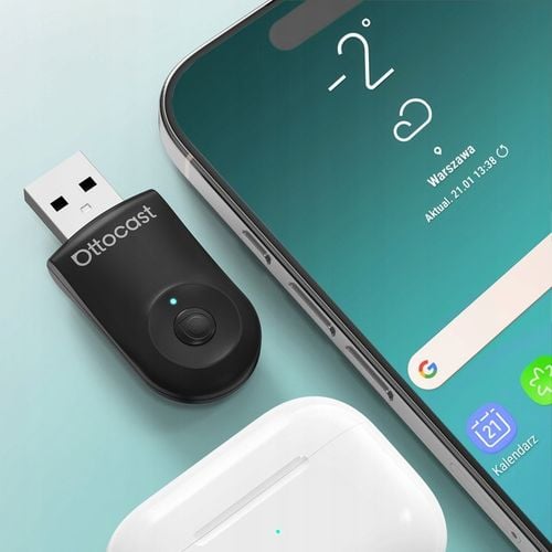 Ottocast Mini CA505-T – Adapter CarPlay & Android Auto Bezprzewodowy na Arena.pl