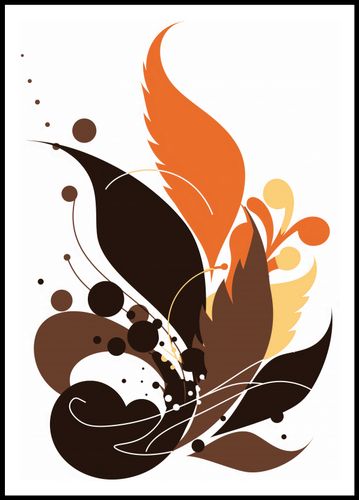 Plakat 68x98cm Ognie Jesienne na Arena.pl