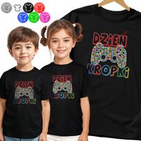 KOSZULKA DZIECIĘCA - DZIEŃ KROPKI DLA MAŁEGO GRACZA GAMER KROPKA - 98 XXS