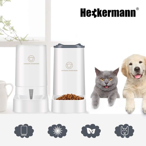 Poidło I Dozownik Karmy Dla Zwierząt Heckermann na Arena.pl