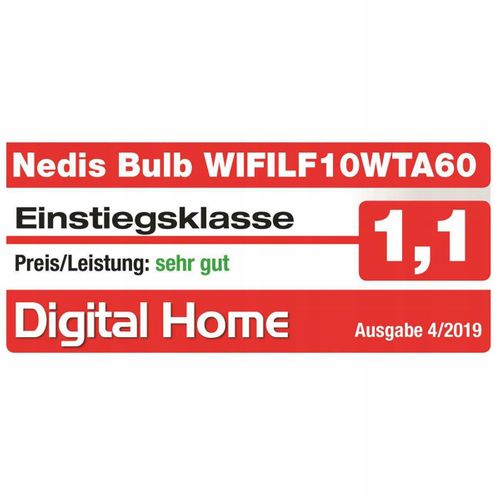Nedis Wi-Fi Inteligentna żarówka LED |E27 |500 lm na Arena.pl
