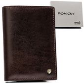 portfel męski skórzany n74-rvt-2299 d.brown