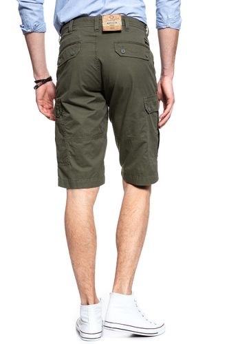 WRANGLER BASIC CARGO SHORT ARMY GREEN W13QH830K W33 na Arena.pl