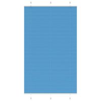 Roleta plisowana niebieska 115x200 cm Szerokość tkaniny 114,4cm