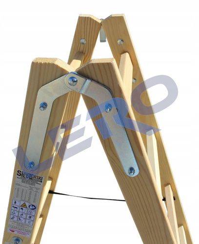 Drabina Siedlewski 3,01 m drewno 1 x 12 do 150 kg na Arena.pl