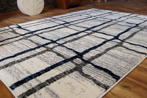 Dywan SHADOW 9359 white / blue 200x290 cm na Arena.pl