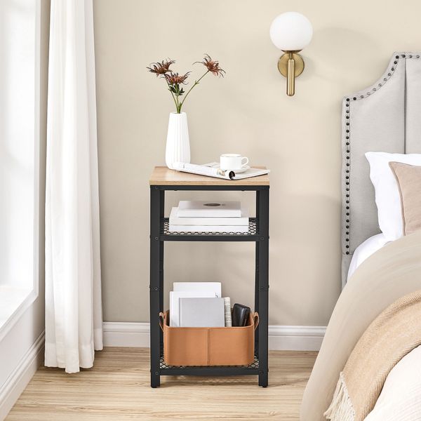 Stolik kawowy 40x30x75 szafka nocna sonoma loft do salonu i sypialni zdjęcie 7