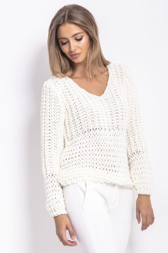 Sweter Chunky Knit F760 Ecru UNI na Arena.pl
