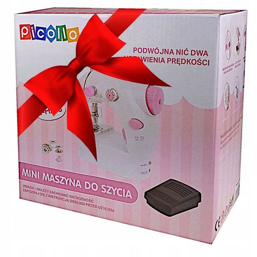 PRAWDZIWA MASZYNA DO SZYCIA DLA DZIECI + IGŁA NICI Z OSŁONĄ NA PALCE LAMPKA na Arena.pl