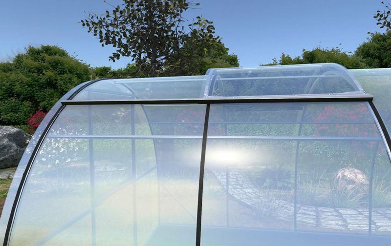 Emaga Okno dachowe 100x200cm rozsuwane do szklarni Primus zdjęcie 7