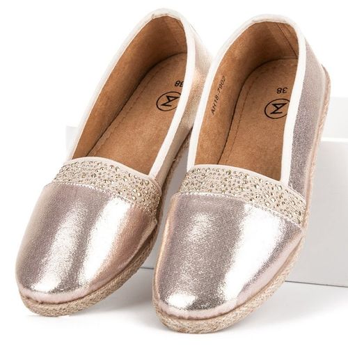 ZŁOTE ESPADRYLE MCKEYLOR Rozmiar - 38 na Arena.pl